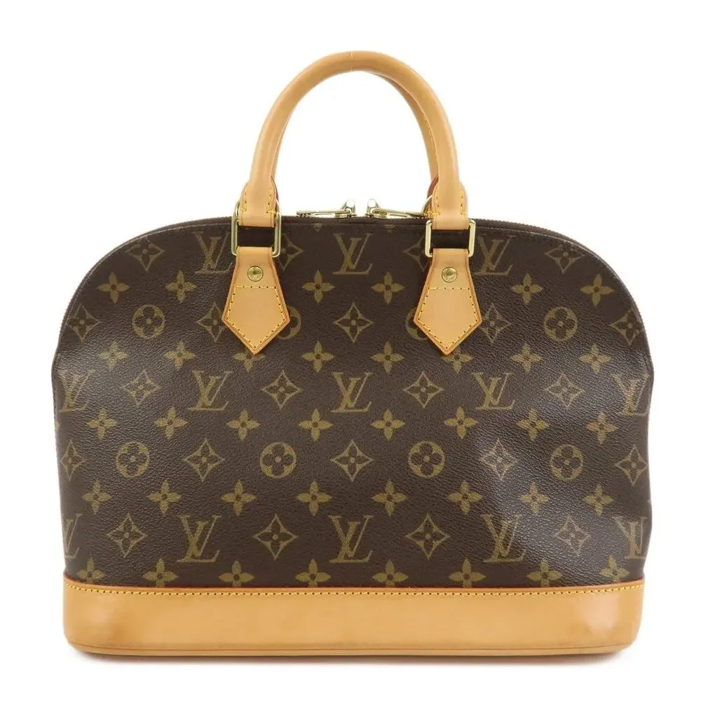 Louis Vuitton Monogram Alma PM Handbag Brown